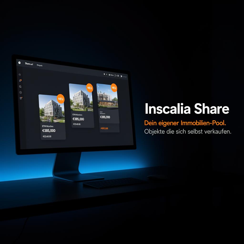 Inscalia Share — Der Deal Pool für professionellen Immobilienvertrieb