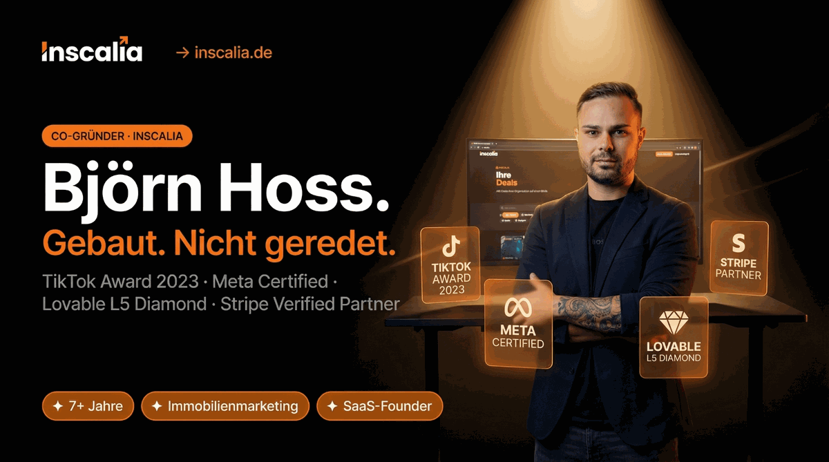 Björn Hoss — Founder Inscalia