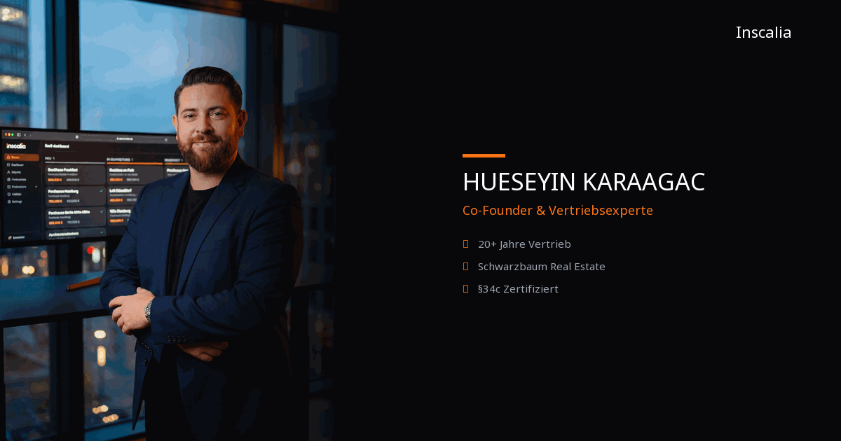 Hüseyin Karaagac — Co-Founder Inscalia